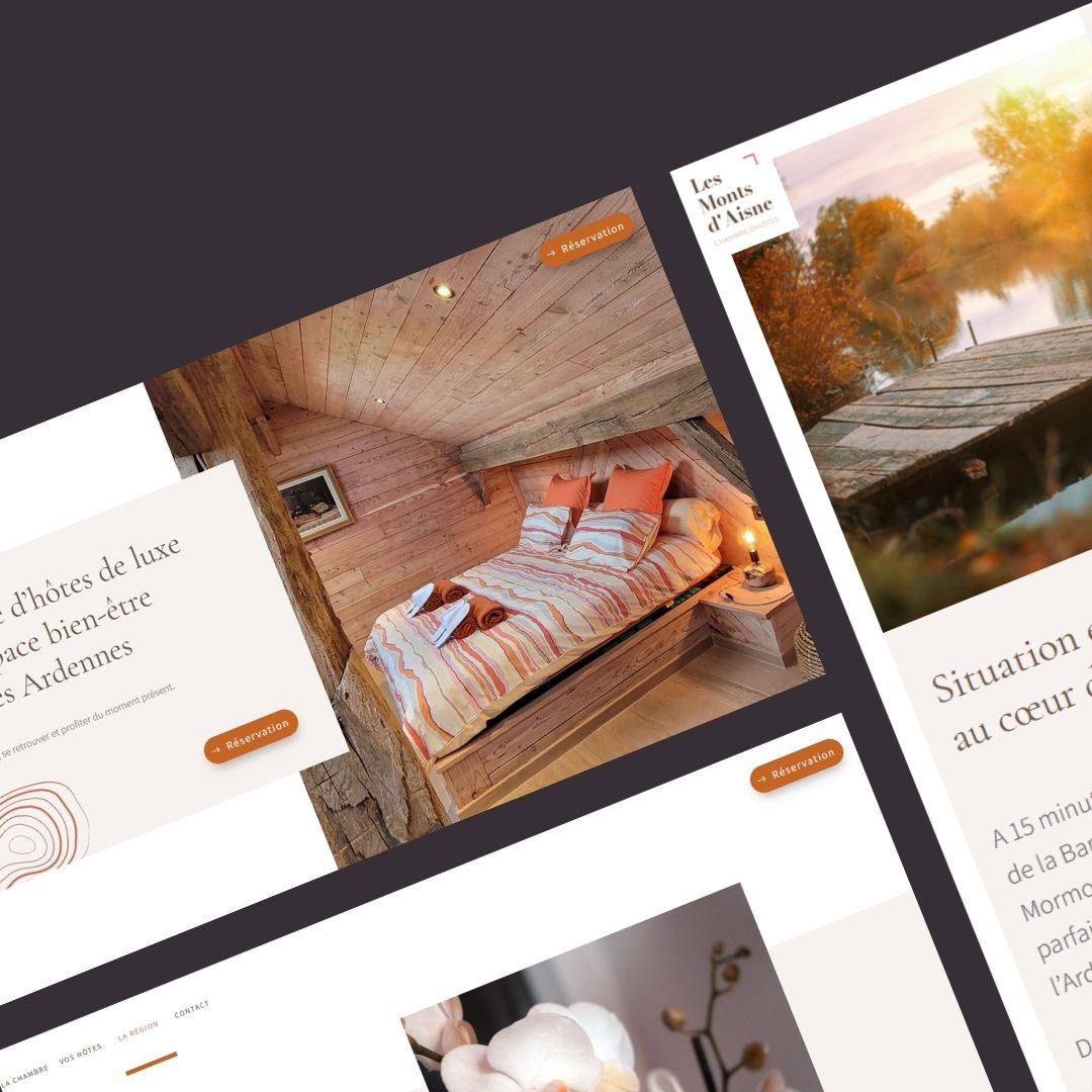 Création du site internet pour un restaurant gastronomique à Houffalize, La Fleur de Thym